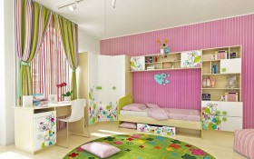 Детская комната Флёр (Белый/корпус Клен) в Большеречье - bolshereche.katalogmebeli.com | фото 4