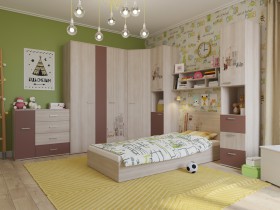 Детская комната Лимбо-1 в Большеречье - bolshereche.katalogmebeli.com | фото 2