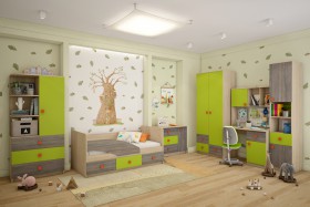 Детская комната Пуговка в Большеречье - bolshereche.katalogmebeli.com | фото