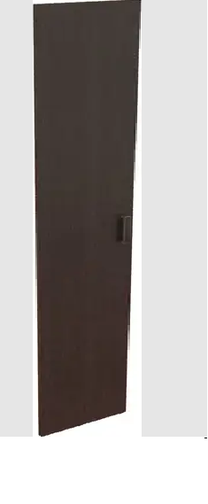 Дверь из ЛДСП к узкому стеллажу К-975. Ф Венге в Большеречье - bolshereche.katalogmebeli.com | фото