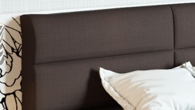 Двуспальная кровать «Наоми» (Фон серый, Джут) в Большеречье - bolshereche.katalogmebeli.com | фото 4