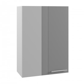 Гарда ВПУ 650 шкаф верхний угловой высокий (Белый/корпус Серый) в Большеречье - bolshereche.katalogmebeli.com | фото