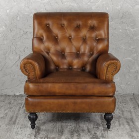 Кресло кожаное Чарльз в Большеречье - bolshereche.katalogmebeli.com | фото 8