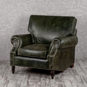 Кресло кожаное Лофт Аристократ (ширина 1070 мм) в Большеречье - bolshereche.katalogmebeli.com | фото
