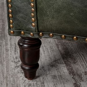 Кресло кожаное Лофт Аристократ (ширина 1070 мм) в Большеречье - bolshereche.katalogmebeli.com | фото 3