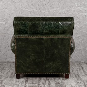 Кресло кожаное Лофт Аристократ (ширина 1070 мм) в Большеречье - bolshereche.katalogmebeli.com | фото 7
