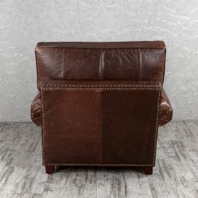 Кресло кожаное Лофт Аристократ (ширина 1100 мм) в Большеречье - bolshereche.katalogmebeli.com | фото 7