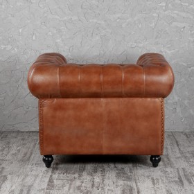 Кресло кожаное Лофт Честер (кожа) в Большеречье - bolshereche.katalogmebeli.com | фото 7