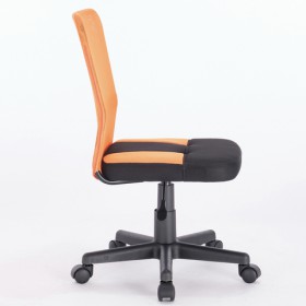 Кресло компактное BRABIX Smart MG-313 (черный, оранжевый) в Большеречье - bolshereche.katalogmebeli.com | фото 2