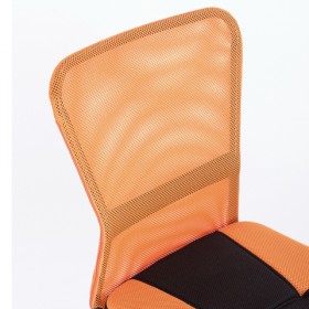 Кресло компактное BRABIX Smart MG-313 (черный, оранжевый) в Большеречье - bolshereche.katalogmebeli.com | фото 4