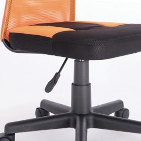 Кресло компактное BRABIX Smart MG-313 (черный, оранжевый) в Большеречье - bolshereche.katalogmebeli.com | фото 5