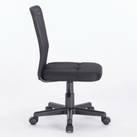 Кресло компактное BRABIX Smart MG-313 (черный) в Большеречье - bolshereche.katalogmebeli.com | фото 2