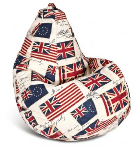 Кресло-мешок Британский Флаг в Большеречье - bolshereche.katalogmebeli.com | фото 1