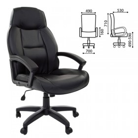 Кресло офисное BRABIX Formula EX-537 (черный) в Большеречье - bolshereche.katalogmebeli.com | фото 1