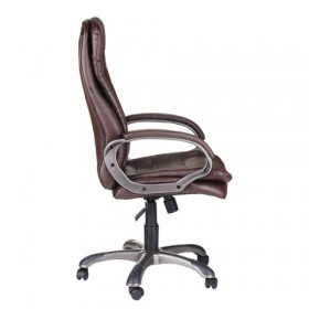 Кресло офисное BRABIX Omega EX-589 (коричневое) в Большеречье - bolshereche.katalogmebeli.com | фото 2