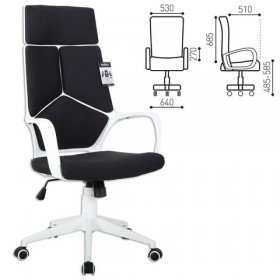 Кресло офисное BRABIX Prime EX-515 (черная ткань) в Большеречье - bolshereche.katalogmebeli.com | фото 1