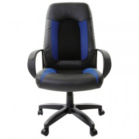Кресло офисное BRABIX Strike EX-525 (сине-черный) в Большеречье - bolshereche.katalogmebeli.com | фото 4