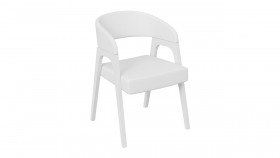 Кресло «Техас 1» (Белый матовый/Экокожа Белый №66) в Большеречье - bolshereche.katalogmebeli.com | фото
