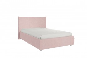Кровать 1,2 Квест с основанием (Нежно-розовый велюр) в Большеречье - bolshereche.katalogmebeli.com | фото