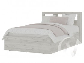 Кровать 1,2 МС Гранд (дуб крафт белый) в Большеречье - bolshereche.katalogmebeli.com | фото