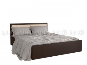 Кровать 1,4 Фиеста (Венге/Дуб беленый) в Большеречье - bolshereche.katalogmebeli.com | фото