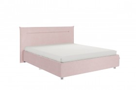 Кровать 1,6 Альба с основанием (Нежно-розовый велюр) в Большеречье - bolshereche.katalogmebeli.com | фото