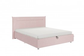 Кровать 1,6 Альба (Нежно-розовый велюр/под-мех) в Большеречье - bolshereche.katalogmebeli.com | фото