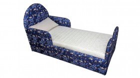 Кровать детская Соня (Печать Панда синий., 1 категория) в Большеречье - bolshereche.katalogmebeli.com | фото