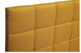 Кровать "Диана" ш. 1400 (Н=1010мм) (жаккард горчица) в Большеречье - bolshereche.katalogmebeli.com | фото 5