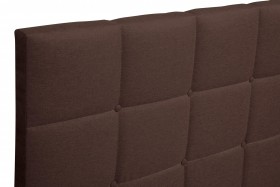 Кровать "Диана" ш. 1400 (Н=1010мм) (жаккард шоколад) в Большеречье - bolshereche.katalogmebeli.com | фото 5
