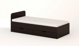 Кровать с ящиками 900 (Венге) в Большеречье - bolshereche.katalogmebeli.com | фото