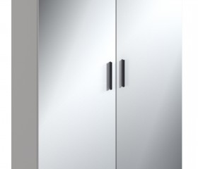 Милан СБ-3257 Шкаф 2 дверный Серый в Большеречье - bolshereche.katalogmebeli.com | фото 3