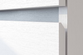 Модульная система "Токио" Тумба прикроватная Белый текстурный / Белый текстурный в Большеречье - bolshereche.katalogmebeli.com | фото 4