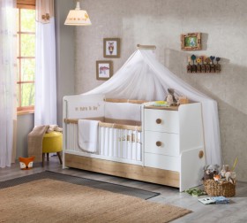 NATURA BABY Детская кровать-трансформер 2 20.31.1016.00 в Большеречье - bolshereche.katalogmebeli.com | фото