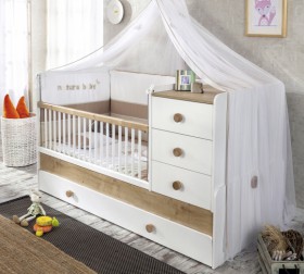 NATURA BABY Детская кровать-трансформер 20.31.1015.00 в Большеречье - bolshereche.katalogmebeli.com | фото 1