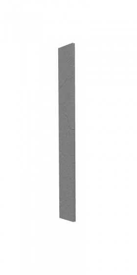 Панель торцевая (для шкафа верхнего торцевого высокого) ВПТ 400 Лофт (Штукатурка серая) в Большеречье - bolshereche.katalogmebeli.com | фото