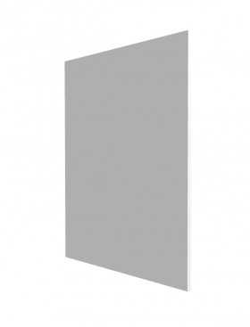 Панель торцевая С Ройс (для шкафов нижних) Белый софт в Большеречье - bolshereche.katalogmebeli.com | фото