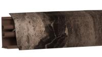 Плинтус LB-38, L=3000мм, мрамор бергамо темный в Большеречье - bolshereche.katalogmebeli.com | фото