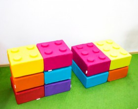Пуф малый Лего в Большеречье - bolshereche.katalogmebeli.com | фото 4
