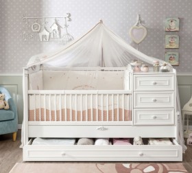 ROMANTIC BABY Детская кровать-трансформер 20.21.1015.00 в Большеречье - bolshereche.katalogmebeli.com | фото 3