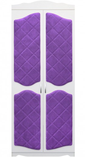 Шкаф 2-х створчатый серии Иллюзия 32 фиолетовый в Большеречье - bolshereche.katalogmebeli.com | фото