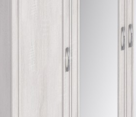 Шкаф 4-х дверный СБ-2389 Флоренция (Дуб Сонома Белый) в Большеречье - bolshereche.katalogmebeli.com | фото 2