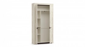 Шкаф для одежды 33.18 Лючия бетон в Большеречье - bolshereche.katalogmebeli.com | фото 3