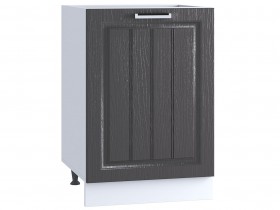 Шкаф нижний 500, ШН 500 (Клен серый/корпус белый) в Большеречье - bolshereche.katalogmebeli.com | фото