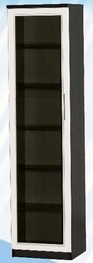 Шкаф средний со стеклодверью ДЛЯ ГОСТИНОЙ ШСС-450 Венге/Дуб выбеленный в Большеречье - bolshereche.katalogmebeli.com | фото
