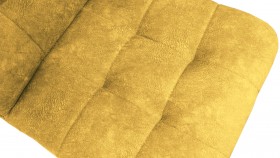 Стул «Аспен» К3 Черный муар/Микровелюр Wellmart Yellow в Большеречье - bolshereche.katalogmebeli.com | фото 3