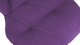 Стул «Elvis» Т7 (Черный муар/Велюр S002 фиолетовый) в Большеречье - bolshereche.katalogmebeli.com | фото 3