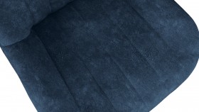 Стул «Марвел» К3 Исп. 2 Черный муар/Микровелюр Wellmart Blue в Большеречье - bolshereche.katalogmebeli.com | фото 3
