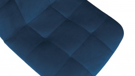 Стул «Райс» К1С Белый/Велюр Confetti Blue в Большеречье - bolshereche.katalogmebeli.com | фото 3