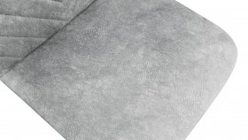 Стул «Шерри» К1С Белый/Микровелюр Wellmart silver в Большеречье - bolshereche.katalogmebeli.com | фото 3